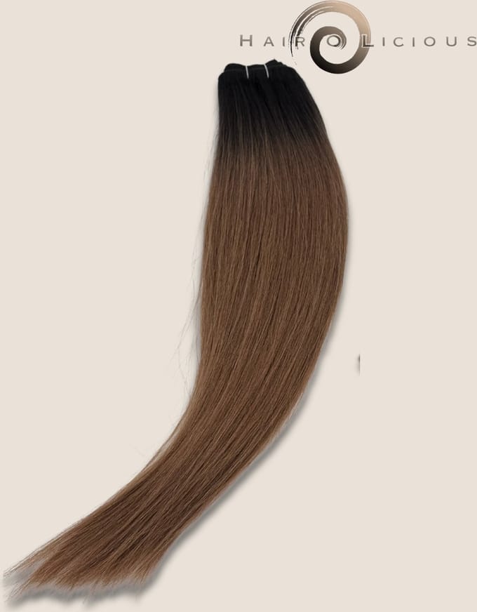 Machine Weft | 100 gram | 50 cm | Kleur 1B/18