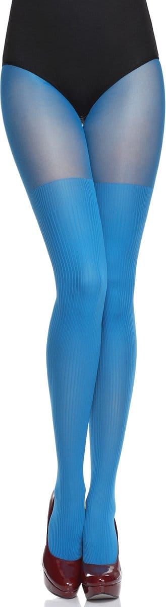 Merry Style MS-GB-328 Dames Panty - 100 DEN- 3D-technologie - Polyamide - Blauw - L