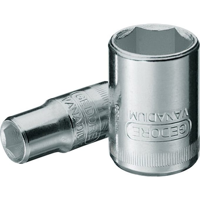 1/4" Gedore Dopsleutel voor 14mm Buitenzeskantbouten
