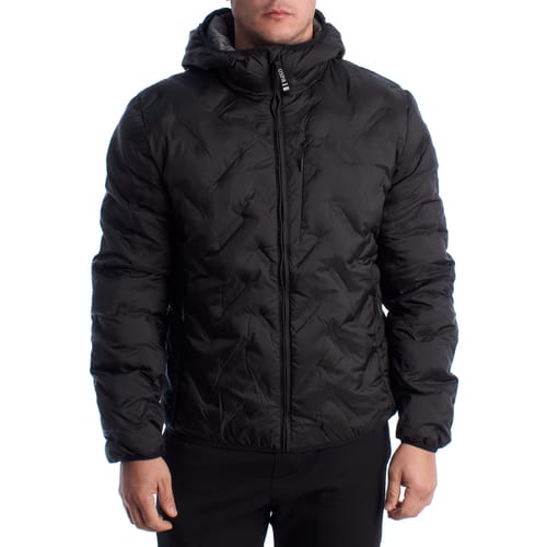 Heren Gewatteerde Jas met Capuchon US40127001