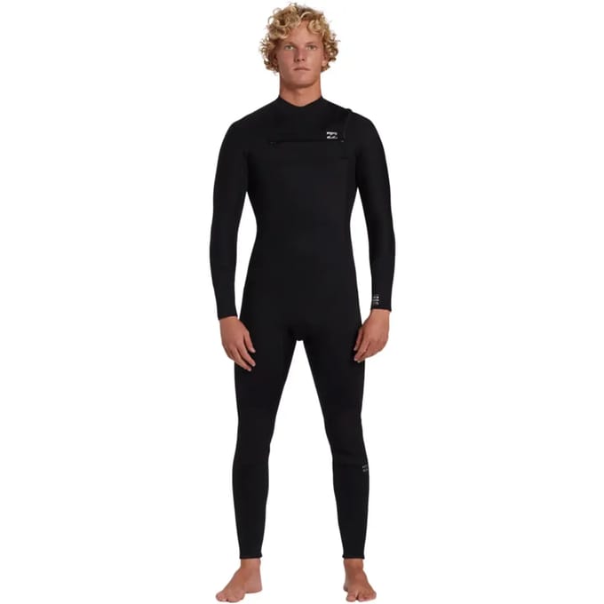 Eendelige combinatie Billabong Foil 4/3 Less-Zip