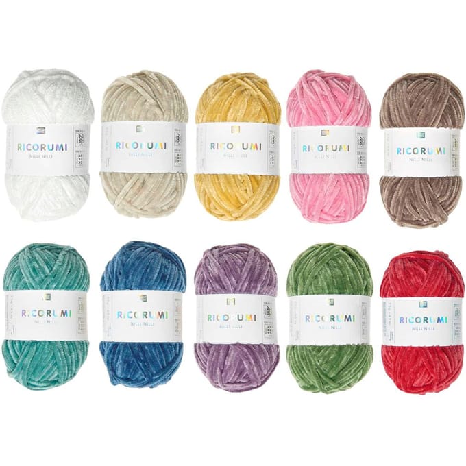 Rico Design Ricorumi Set "10er Nilli Nilli" - Rainbow