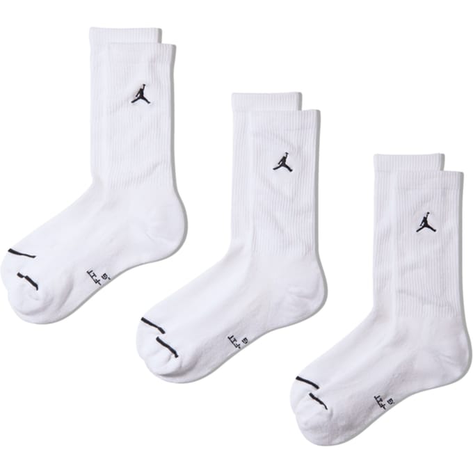 Jordan Everday Crew 3er Pack Sokken Wit K100