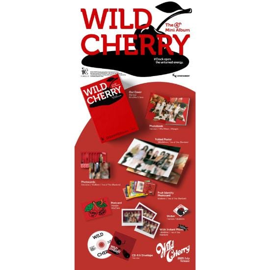 ICHILLIN' [WILD CHERRY] 4e Mini-album 1EA black