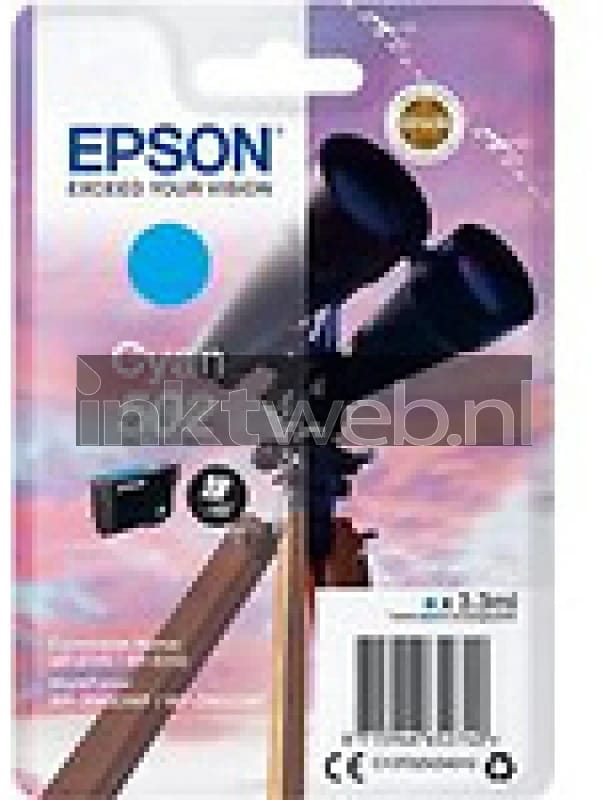 Epson Inktcartridge 502 (C13T02V24010) Cyaan