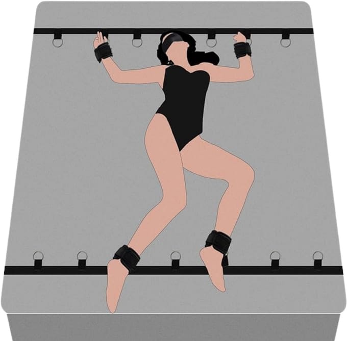Quick Relief Bed Bondage Restraints™ - SM - Verstelbaar en Comfortabel - BDSM