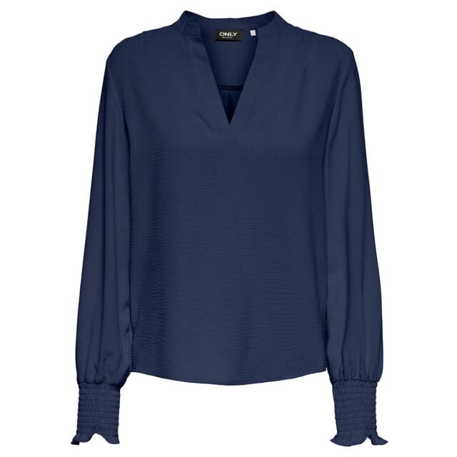 ONLY - ONLMETTE V-NECK LS SMOCK TOP NOOS WVN Dames Top