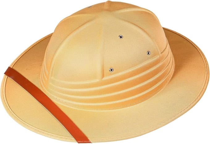 Klassieke Pith Helm voor Safari of Themafeest