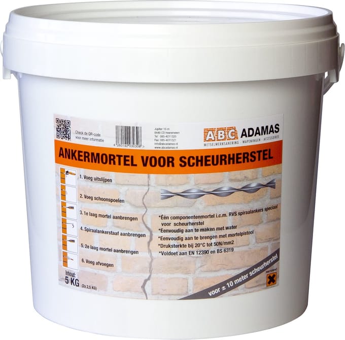 ABC Adamas Ankermortel 1-componenten Abs Adamas 5 Kg 5 KG