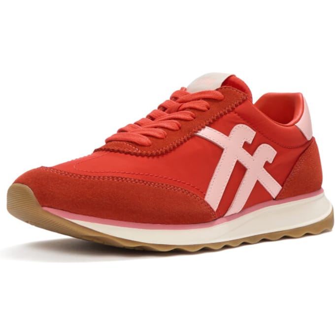 FITFLOP Retro Q Ff A5q Sneakers - Textiel - Dames - Rood - Maat 43