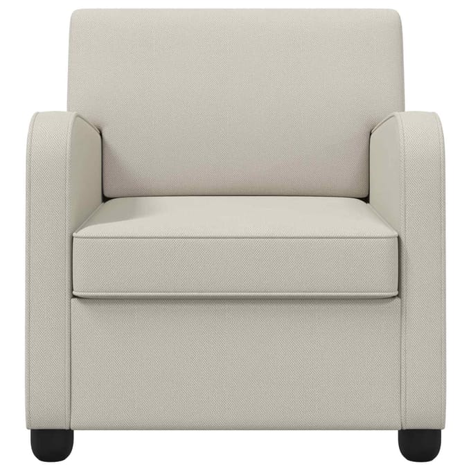 vidaXL - Fauteuil - Havermout - fluweel