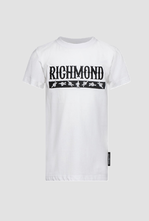 t-shirt met witte kind print