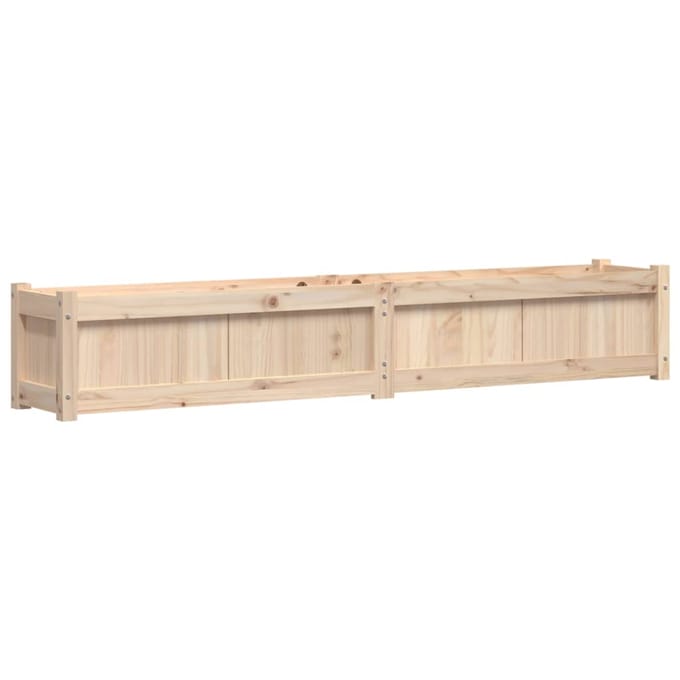vidaXL - Plantenbak - 180x31x31 - cm - massief - grenenhout