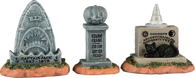Spooky Town - Horrid Headstones - Set van 3