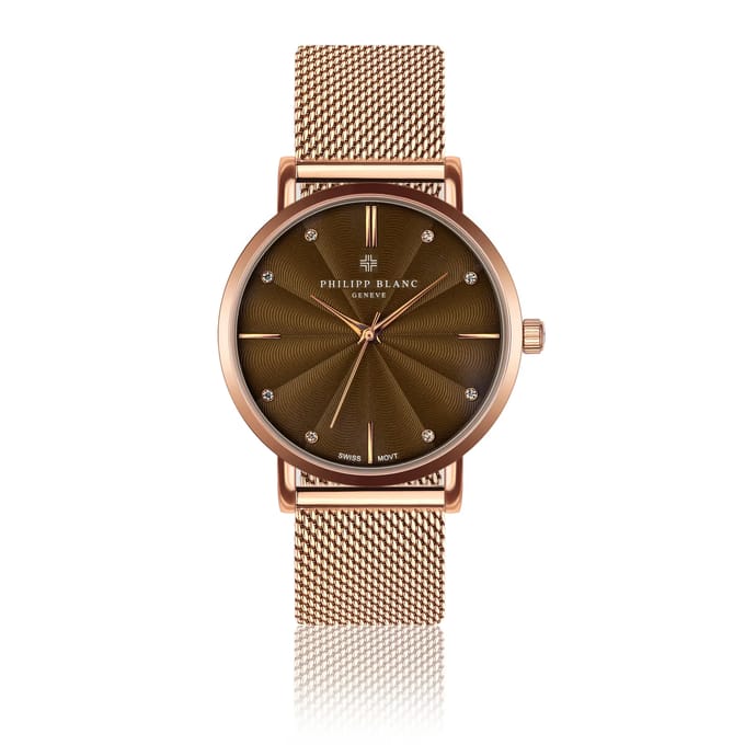 Zilveren horloge Philipp Blanc Lucerne