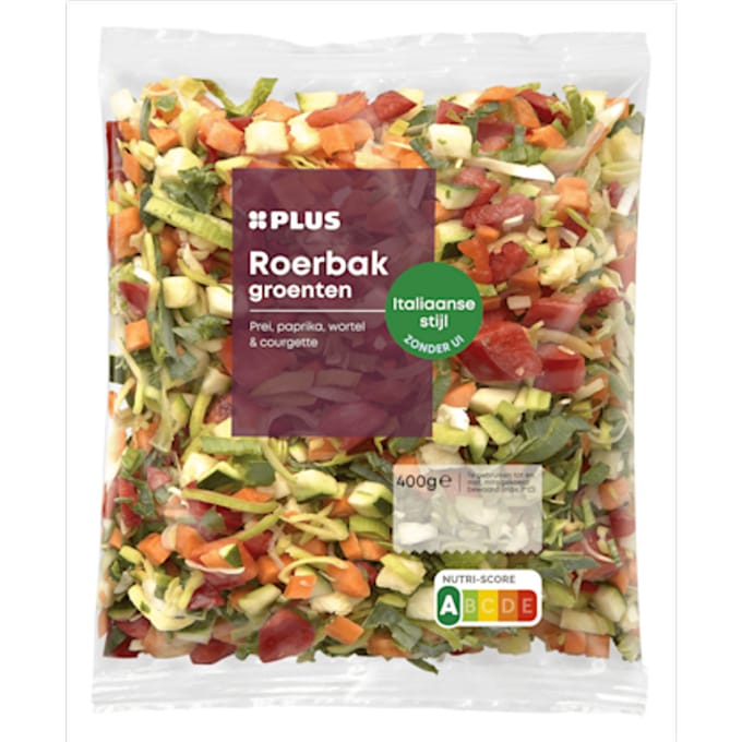 Roerbakgroenten Italiaanse zonder ui