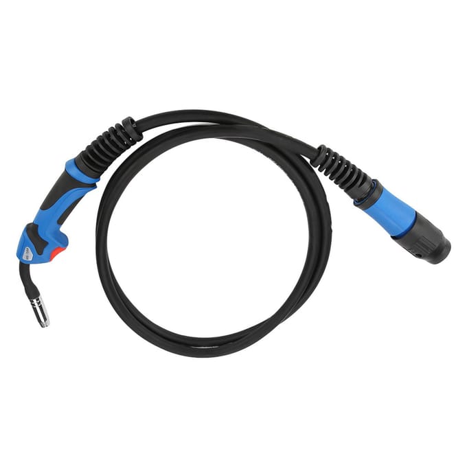 MIGMAG Gasbeschermde MB15 Lasbrander Euro Standaard Connector 3m 9.8ft zwart