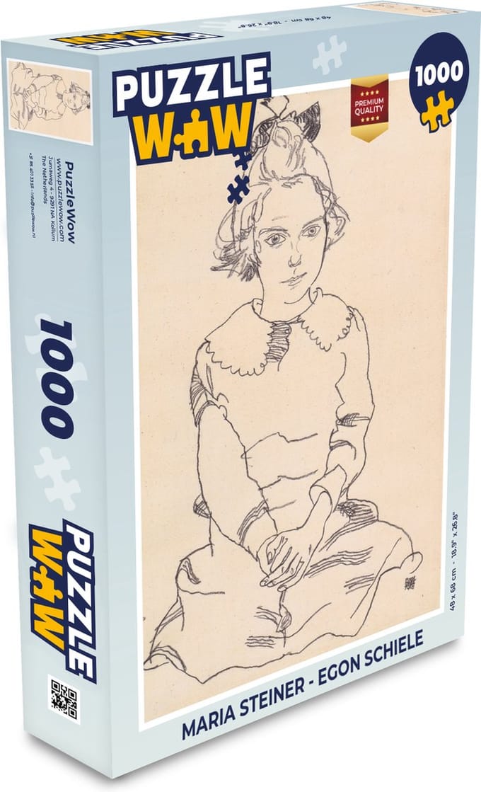 Puzzel Maria Steiner - Egon Schiele - Legpuzzel - Puzzel 1000 stukjes volwassenen