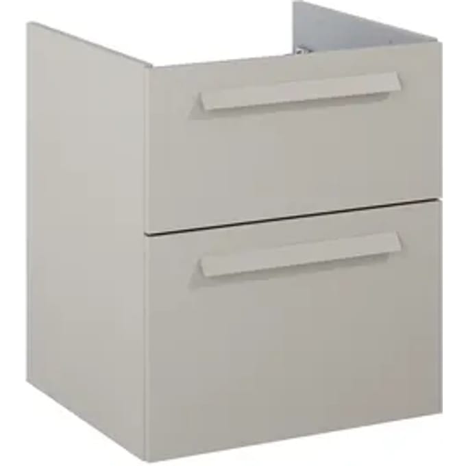 Elita Wastafelonderkast Ness 50cm - Cashmere Mat - Met 2 Lades