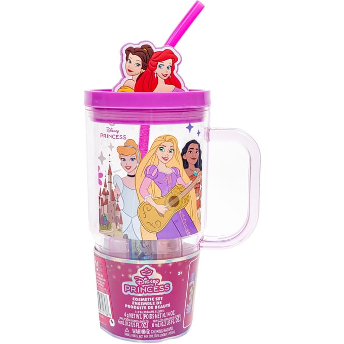 Disney princess drinkbeker met make-up set