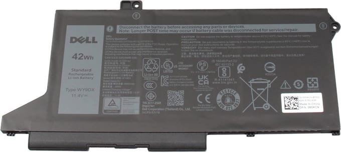 Dell 0WY9DX Batterij - 42Wh - (11.4V 3-cels)