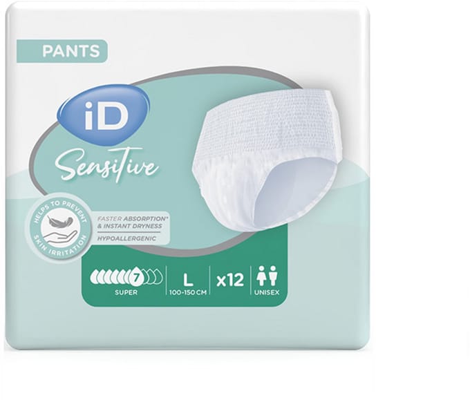 iD Sensitive Pants Super Large - 1 pak van 12 stuks