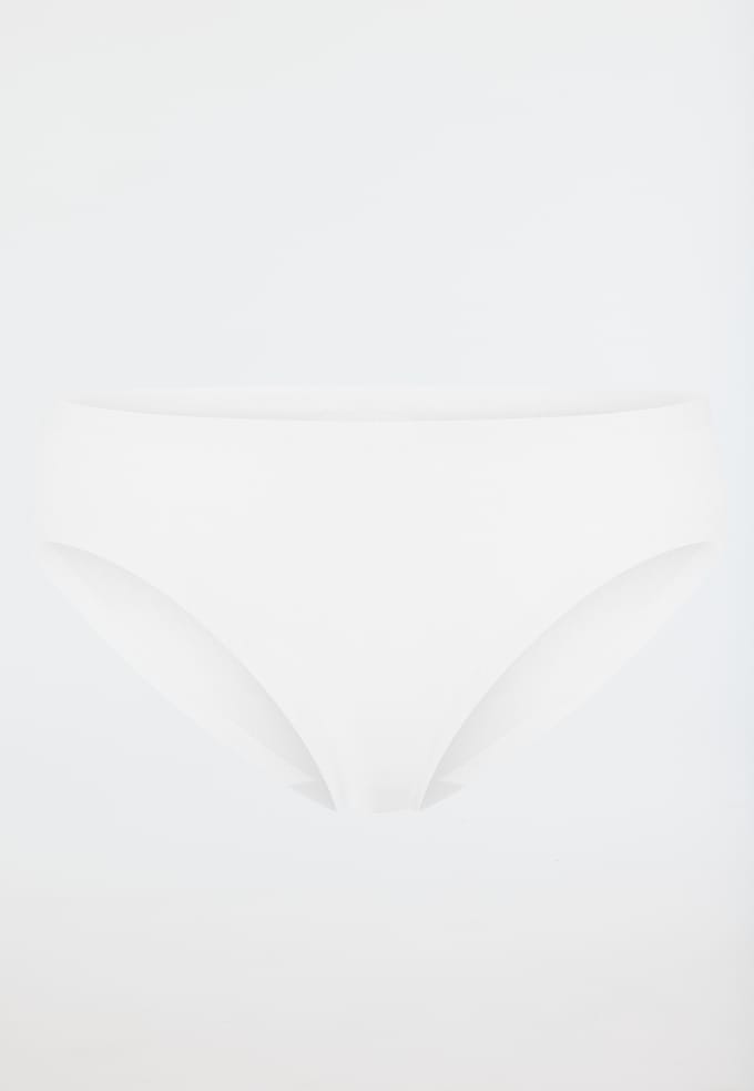 Schiesser Panty naadloos - Invisible Light Dames Onderbroek - wit