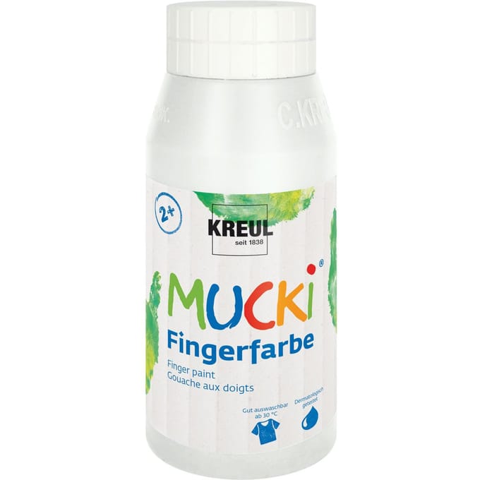 MUCKI Vingerverf, 750 ml - Wit