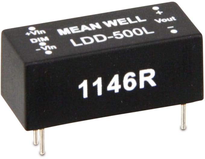 MEAN WELL LED-constantstroombron LDD-500L, 500 mA
