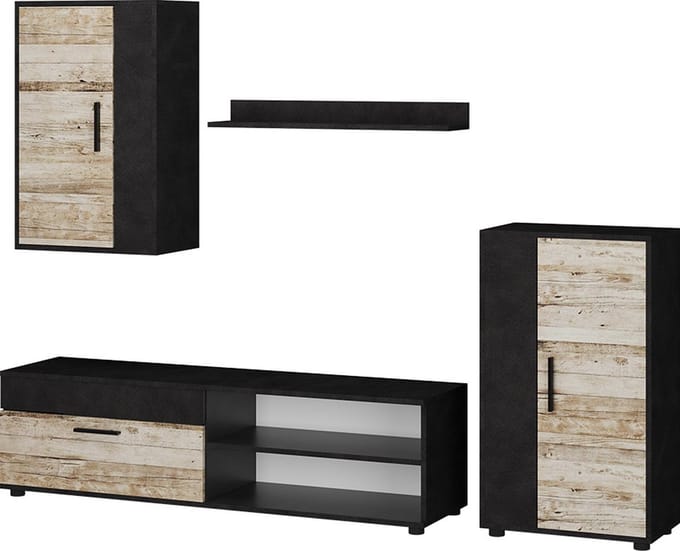 Vicco Berno Woonwand – Set van 4 Beige