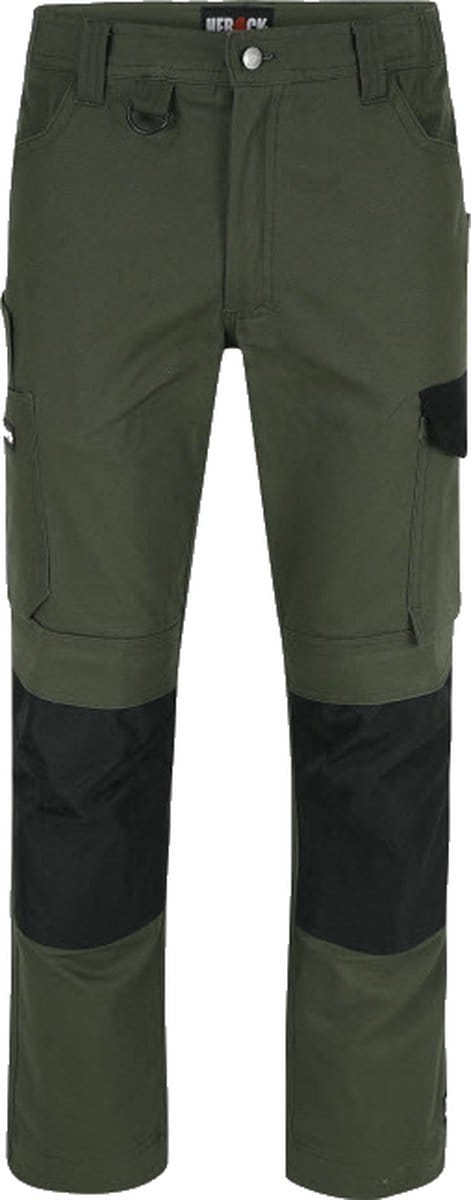 Herock Dero werkbroeken Additional (2101) - Khaki | Zwart - 38