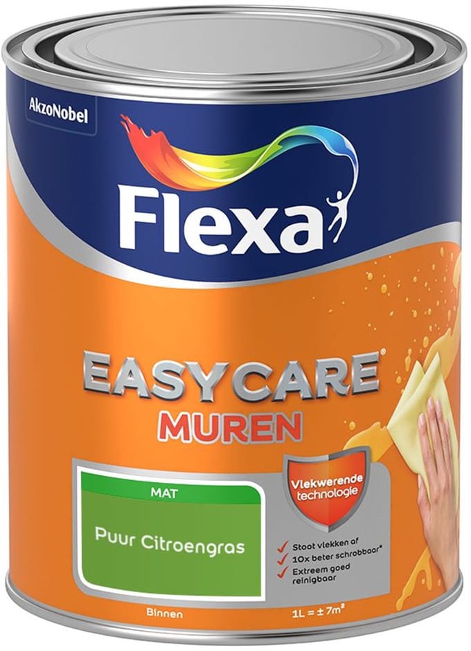 Flexa - Easycare Muren - Puur Citroengras - Mengverf - 1 L
