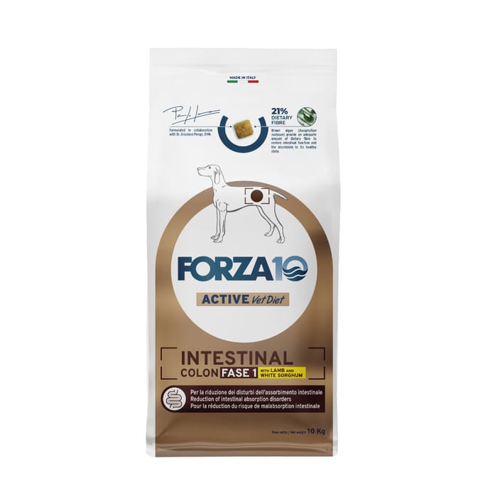 10kg Forza 10 Intestinal Colon Phase 1 Met Lam Hondenvoer Droog