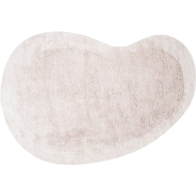 Badmat Bodi - Natural 60 x 80 cm - Zachte Katoenen Badmat met Antislip