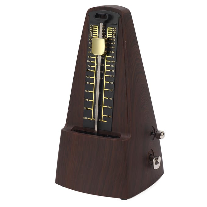 Mechanische Metronoom 40 tot 208 BPM Precies Ritme Universele Metronoom voor Piano Viool Gitaar Bas gray