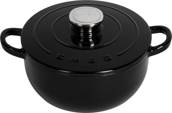 Smeg - Braadpan - 24 cm - 4,2L - Zwart