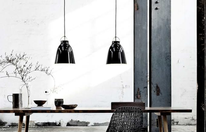 Fritz Hansen - Caravaggio BlackBlack hanglamp - P2=M - Kabellengte 3m - zwart