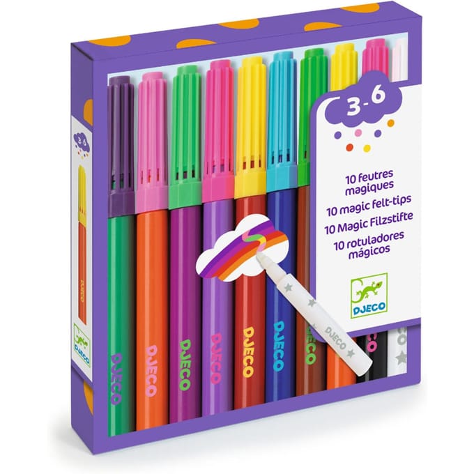 Djeco Set 10 Magische Kleurstiften