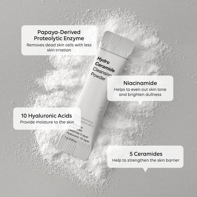 [Biodance] Ceramide Cleansing Powder white