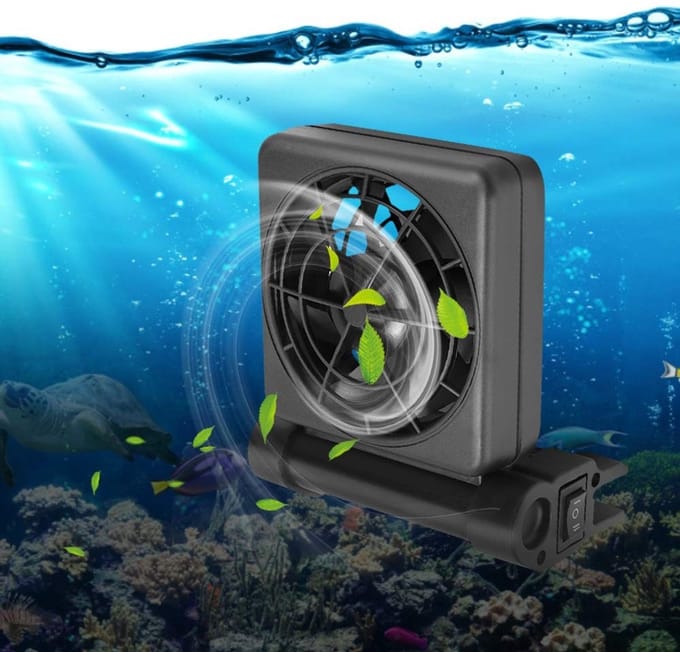 Dailygoody - Aquarium Chiller - Koelventilator - 100 graden draaibaar