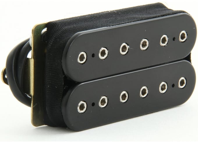 DiMarzio DP100 BK Super Distortion zwart - Humbucker pickup voor gitaren