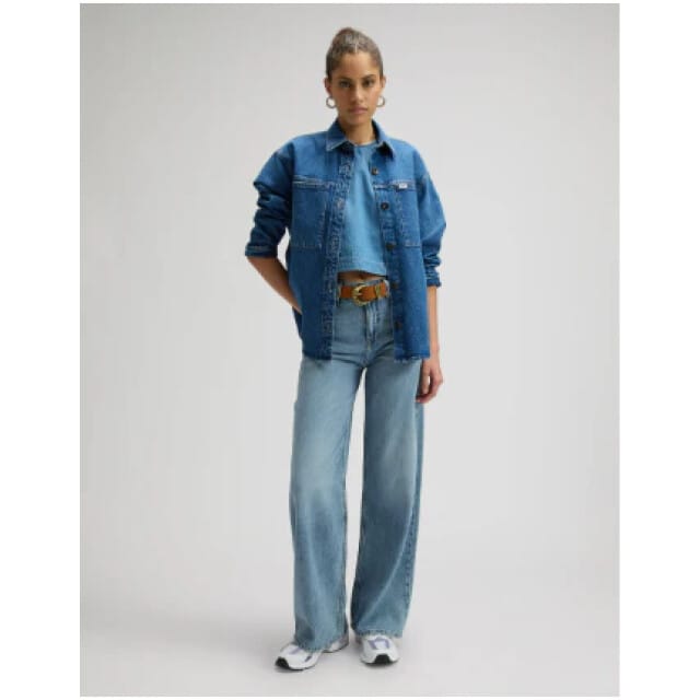 Lee - Stella - Dames Wide Leg Jeans - Take The Hint