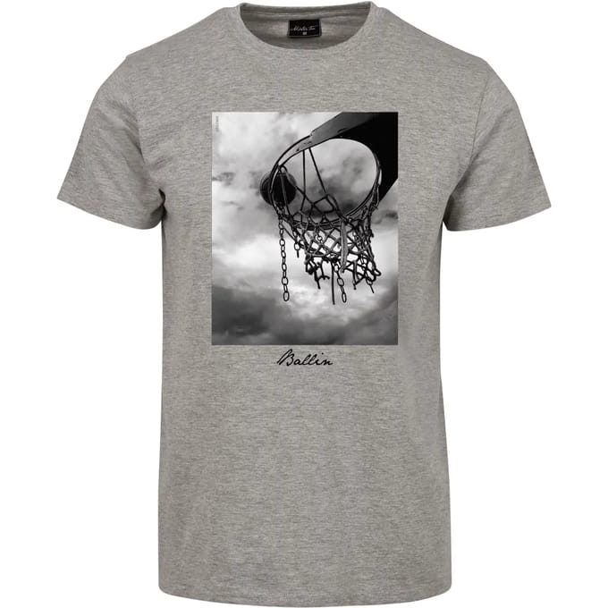 Mister Tee - Ballin 2.0 Heren T-shirt - M - Grijs