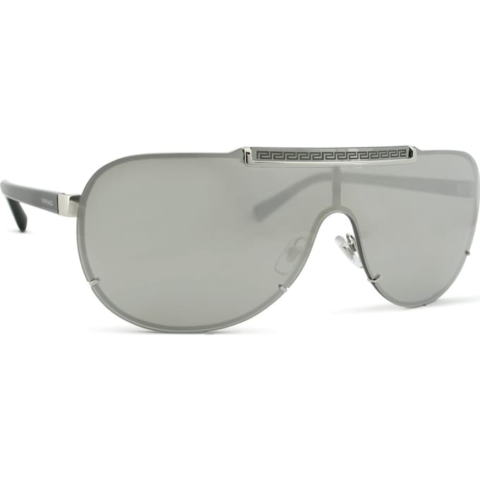 Versace Zonnebril VE2140 10006G Zilver Light Grijs Zilver Mirror