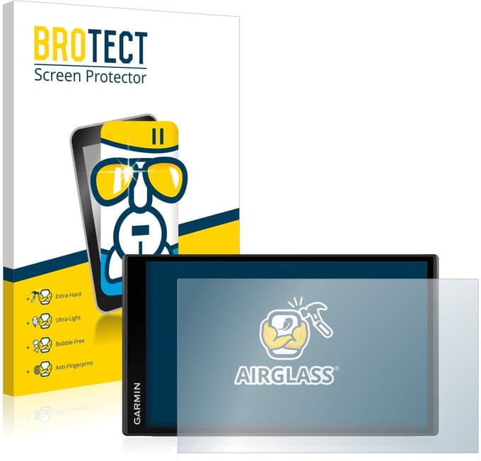 Screenprotector voor Garmin Camper 780 Beschermglas transparant