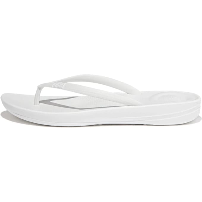FitFlop Iqushion Ergonomic Flip-Flops TPU Dames Slippers - Urban Wit