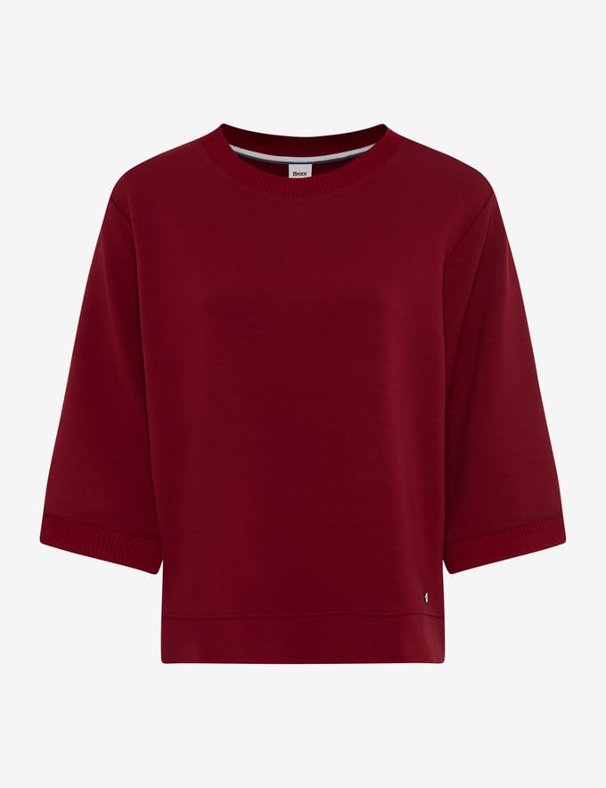 Brax Dames Shirt  Style BERTA M wine red, donkerrood, maat 38