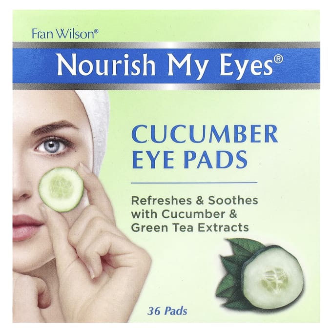 Nourush My Eyes®, Komkommer Oogpads, 36 Pads beige