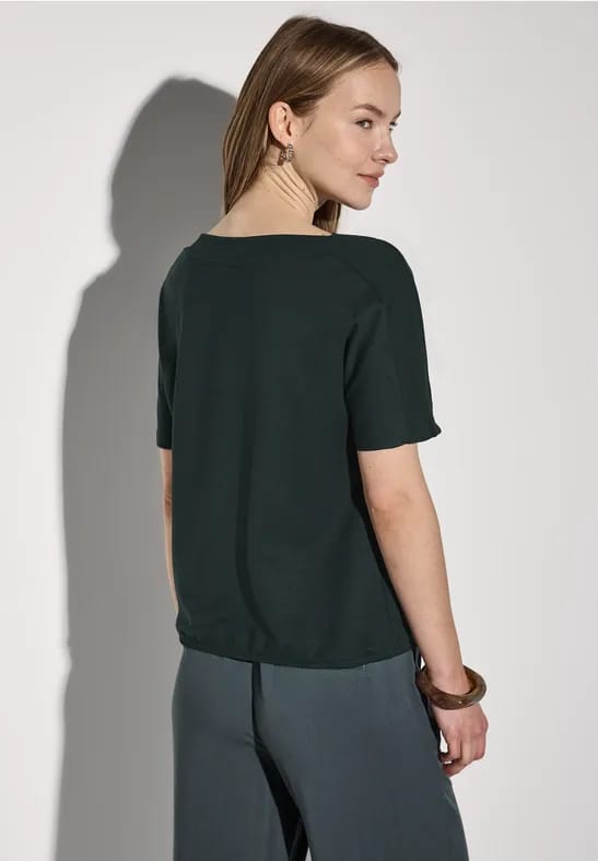Shirt met boothals