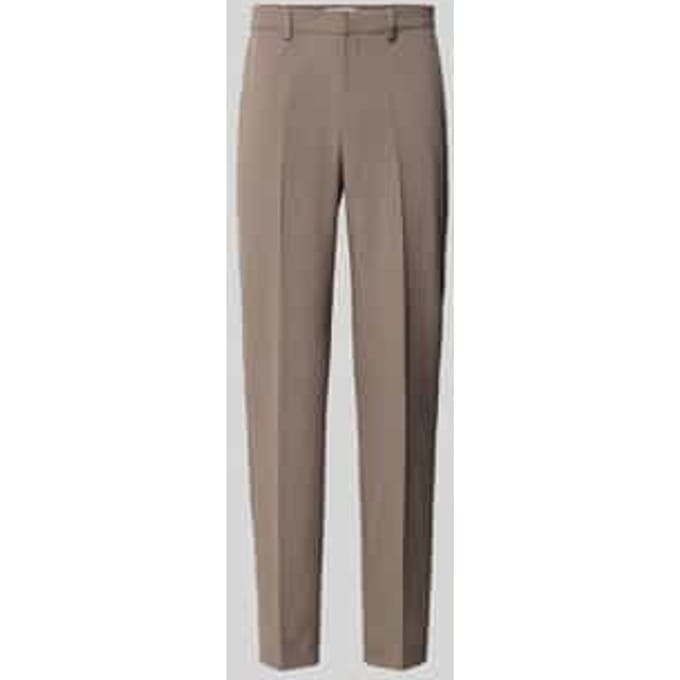 Slim fit stoffen broek met viscose-aandeel